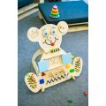Beloved Boards Educational teddy bear BUSY BOARD - MINI