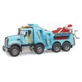 Bruder MACK Granite Salvage and tow truck with sound and light