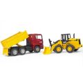 Bruder MAN truck and front loader
