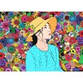Brain Tree Puzzle Girl among flowers 1000 pieces