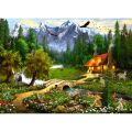 Brain Tree Puzzle Mountain cabin 1000 pieces