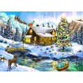 Brain Tree Puzzle Christmas scenery 1000 pieces