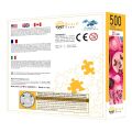 Brain Tree Puzzle Pink Placed 500 pieces
