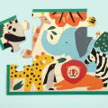 Mudpuppy Puzzle animals in the zoo 12 pieces
