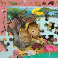 Mudpuppy Puzzle Fold and Search Safari 64 pieces