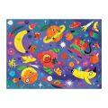 Mudpuppy Puzzle Space fruit with scent 60 pieces