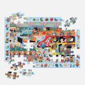 Mudpuppy Puzzle Train Station 64 pieces