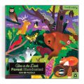 Mudpuppy Puzzle Forest animals - glow in the dark 500 pieces