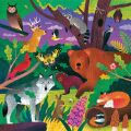 Mudpuppy Puzzle Forest animals - glow in the dark 500 pieces