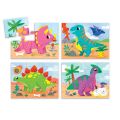 Mudpuppy Puzzle Dinosaurs set 4 in 1