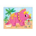 Mudpuppy Puzzle Dinosaurs set 4 in 1