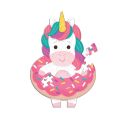 Mudpuppy Puzzle Colorful unicorn with scent 48 pieces