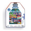 Mudpuppy Haunted House - House Shaped Puzzle 100 pieces