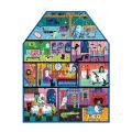 Mudpuppy Haunted House - House Shaped Puzzle 100 pieces
