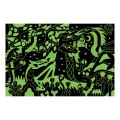 Mudpuppy Puzzle Dragons - glow in the dark 100 pieces