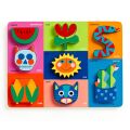 Mudpuppy Wooden jigsaw puzzle Mis amigos, my friends 8 pieces