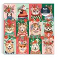 Galison Puzzle Christmas furry 500 pieces