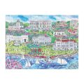 Galison Puzzle Michael Storrings Mansions in Newport 1000 pieces