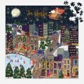 Galison Foil puzzle Joy Laforme Christmas town Presentville 500 pieces