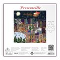 Galison Foil puzzle Joy Laforme Christmas town Presentville 500 pieces