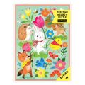 Mudpuppy Puzzle with Easter greetings