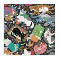 Galison Foil Puzzle Christmas Cats 500 Pieces