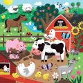 Mudpuppy Floor Puzzle Farm Friends 25 pieces