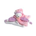 Doudou Gift set - Comfort Blanket Pink Teddy Bear 24 cm