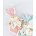 Doudou Gift set - Toy turquoise friend rabbit 24 cm