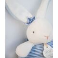 Doudou Gift Set - Plush Rabbit Sailor playing a melody 14 cm