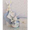 Doudou Gift Set - Plush Rabbit Sailor playing a melody 14 cm