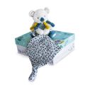 Doudou Gift set - plush koala Yoca and toadstool