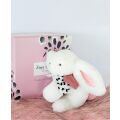 Doudou Gift set - Plush rabbit with pink pompom 25 cm