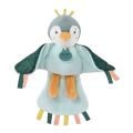 Doudou Gift set - musical plush toy bird green 23 cm