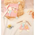 Doudou Gift set Toy with pacifier holder Rabbit Ciboulette 19 cm