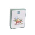 Doudou Gift set Aneth plush cow with rattle 21 cm