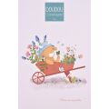 Doudou Gift set Aneth plush cow with rattle 21 cm