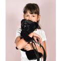 Doudou Plush Shoulder Bag Bear Black 30 cm