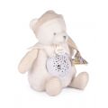 Doudou Gift Set Musical Night Light with Projection White Teddy Bear