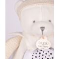 Doudou Gift Set Musical Night Light with Projection White Teddy Bear