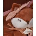 Doudou Gift Set Plush Fox Mina with Pacifier Clip 20 cm