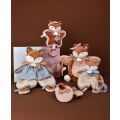 Doudou Gift Set Plush Fox Mina Playing Melody 16 cm