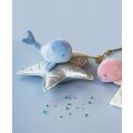 Doudou Gift set - Plush blue whale 15 cm