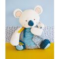 Doudou Koala Yoca with space for storing pyjamas 40 cm