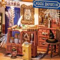 RoboTime 3D wooden puzzle Miniature house Magic shop