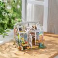 RoboTime 3D wooden jigsaw puzzle Miniature House Dream Garden House