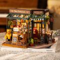 RoboTime 3D wooden jigsaw puzzle Miniature house Cozy restaurant
