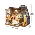RoboTime 3D wooden jigsaw puzzle Miniature house Kitchen full of scents