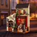RoboTime 3D Wooden Miniature House Puzzle Vienna Bookstore