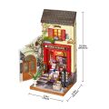 RoboTime 3D Wooden Miniature House Puzzle Vienna Bookstore
